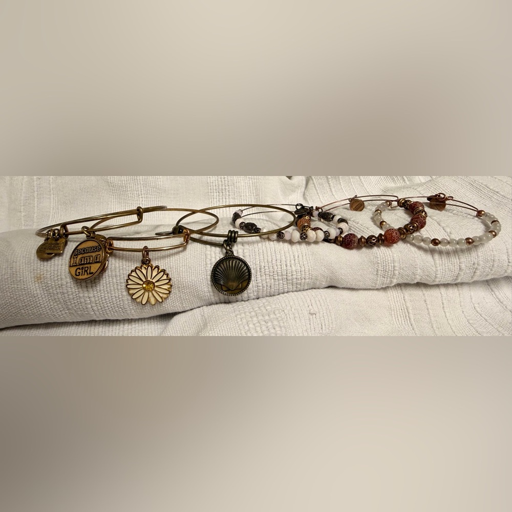 Alex and Ani Stackable Bracelet Set (6)